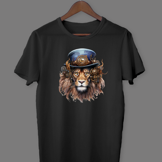 #4013 Lion - Steampunk River T-shirt