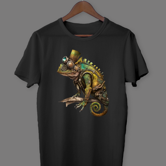 #4016 Iguana - Steampunk River T-shirt