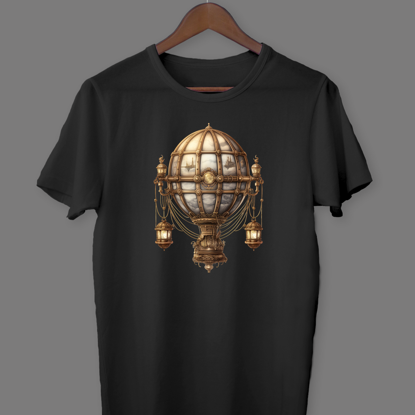 #4025 Ball Lamp - Steampunk River T-shirt